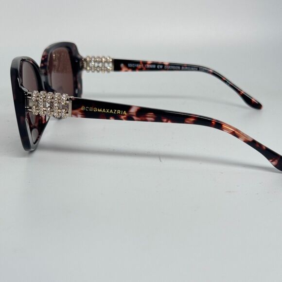 BCBG MAXAZRIA Diversion Burgundy/Tortoise 53-16-130 Women's Sunglasses H16622 - Picture 2 of 7